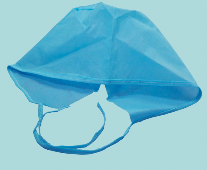 Dust Proof Disposable Head Cap Personal Safety Surgical Scrub Hats For