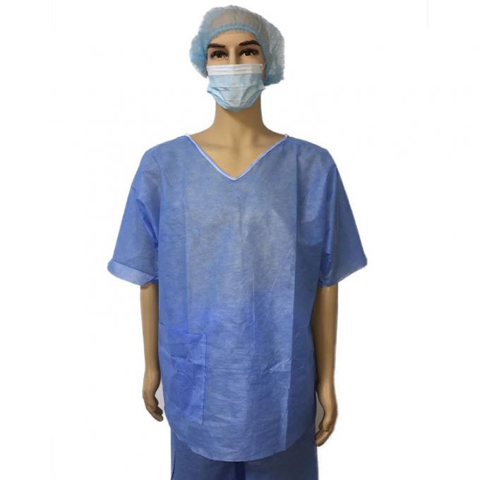 Sterile Disposable Hospital Gowns , Surgeon Nurse Medical Disposable