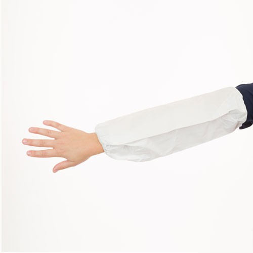 Oil Repellent Sleeves To Cover Arms / Disposable Arm Sleeves Anti Static
