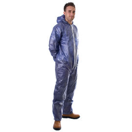 China PP+PE Film Lamination Disposable Coverall Suit Non - Toxic For Hospital / Building Construction supplier