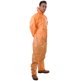 China Low Lint SMS Disposable Coveralls For Asbestos Removal / Hospital / Clinics supplier
