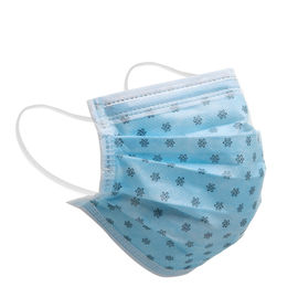 China Disposable PP Non Woven Face Mask Surgical Disposable 3 Ply With Colorful Printing supplier