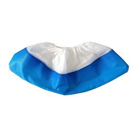 China Deluxe Water Resistant Disposable Foot Covers PP+CPE Half Coated For Medical Examination supplier