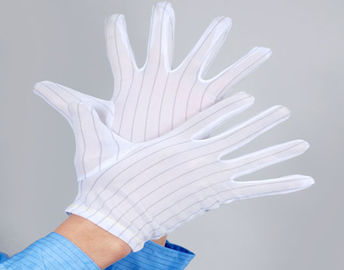 China Working Safety Protective Hand Protection Gloves ESD Polyester Stripe supplier