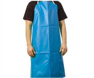 China PVC Safety Safety Aprons Industrial Waterproof , Blue Splash Proof Apron supplier