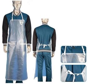 China Heavy Duty Transparent Protective Clothing Aprons 0.3mm / Customized Thickness supplier