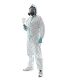 China Disposable Painters Coveralls Home Depot , One Time Painting And Decorating Overalls  supplier