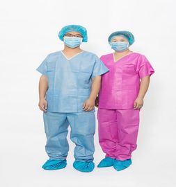 China Doctors / Patients Disposable Operating Room Clothing SMS , Spunlace Material supplier