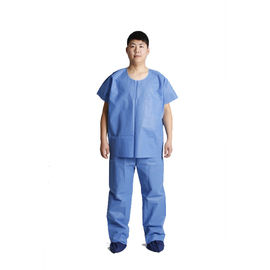 China PP / SMS Disposable Medical Workwear , Customized Hospital Surgical Scrubs supplier