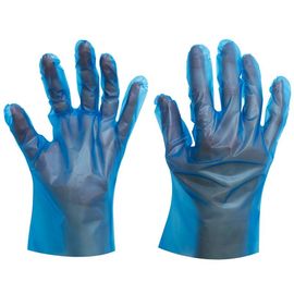China Natural Disposable Poly Gloves Ambidextrous For Food Industry Medical Examination supplier