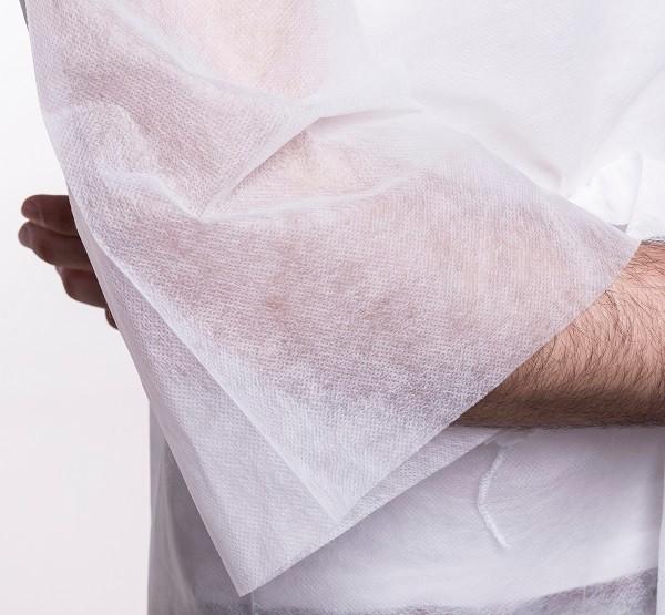 Non Woven Surgical Disposable Dust Coats , PP Disposable Dental Lab Jackets