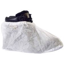 Anti - Skid Nonwoven Disposable Foot Covers PP Overshoes With PVC Sole