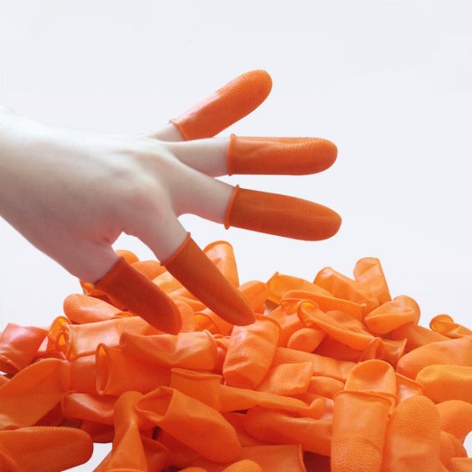 0.22mm Hand Protection Gloves ESD Latex Finger Cots , Cleanroom Anti Static Finger Cots