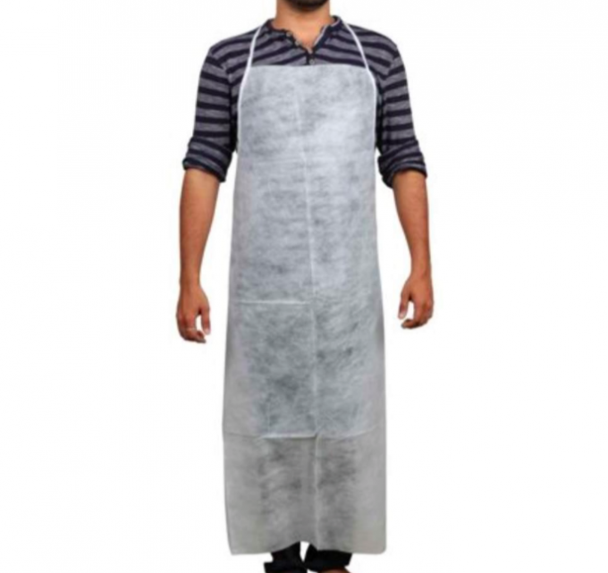 Polypropylene Nonwoven Disposable Medical Aprons , Disposable Kitchen