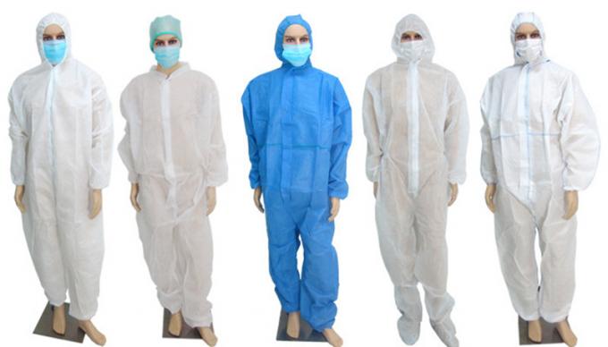 Greenour Hazmat Suits Pack of 12 Disposable Coveralls with Hood