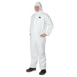 China Waterproof Microporous Disposable Coverall Suit Non Woven Clothes S-5XL supplier