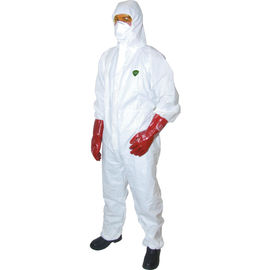 China Disposable Hooded Craftsman Insulated Coveralls , Full Body Cleaning Suit  supplier