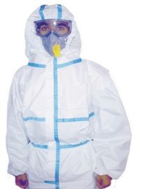 China Anti - Alcohol Disposable Cleaning Suits , Chemical Resistant Coveralls Disposable  supplier