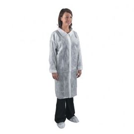 China Unisex Polypropylene Disposable Lab Coats Non - Irritant S-5XL Size Anti Dust supplier