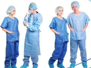 China Disposable Patient Exam Gowns , Disposable Medical Protective Clothing  supplier