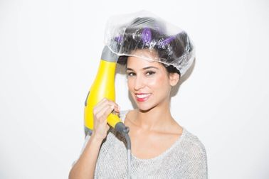 China Waterproof Clear Disposable Shower Caps For Beauty Salon , Travel Shower Cap supplier