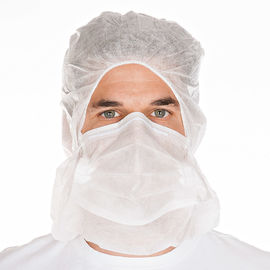 China White Surgical Disposable Head Cap Non Woven PP Hood Space Astronaut Cap supplier