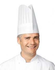 China Restaurant Disposable Disposable Chef Hats , Kitchen Disposable Forage Hats supplier