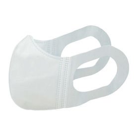 China Nonwoven Solid 3D Face Disposable Face Mask With Spandex Fabric Ear Loop supplier