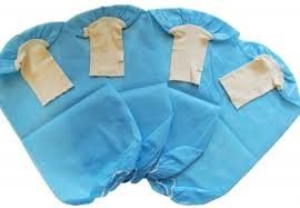 China Disposable Non Woven Protective Arm Sleeves , SMS Waterproof Arm Sleeve Protectors  supplier