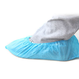 China Disposable Machine Made Anti Skid CPE Shoe Cover Plastic Oversleeves supplier