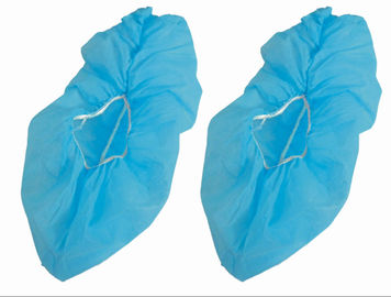 China Hand Made Disposable Shoe Guards ,  Medical Foot Covers With Single / Double  Elastic supplier