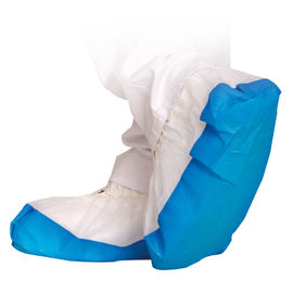China Anti - Skid Indoor Disposable Cloth Shoe Covers Anti - Dust Keep Floor Clean supplier