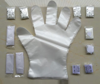 China Waterproof Clear Plastic Food Service Gloves , Single Use Hair Dye Gloves supplier