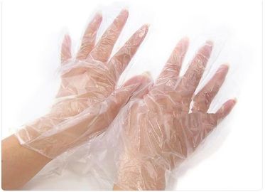 China Dirt Proof Cleaning Transparent Disposable Gloves Food Grade Aseptic Technique supplier