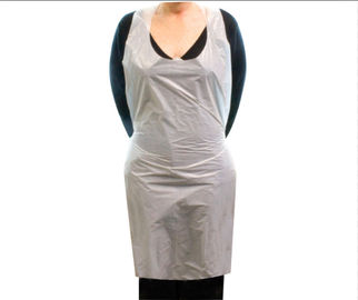 China 6 - 70 Gram PE Poly Disposable Plastic Aprons Waterproof For Cleaning And Cooking supplier