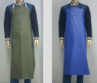 China Customized Waterproof Industrial Protective Clothing Aprons PVC Leather Fluid Resistant supplier