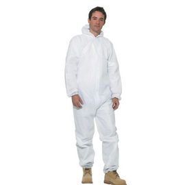 China Breathable Protective Clothing Disposable Coverall Suit Cleanroom PP Coverall Suit supplier