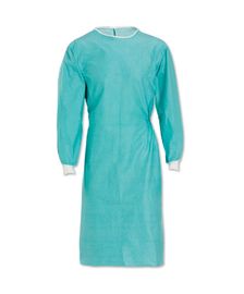 China Hospital Safety Disposable Medical Gowns , Eo Sterile Green Surgical Gown  supplier