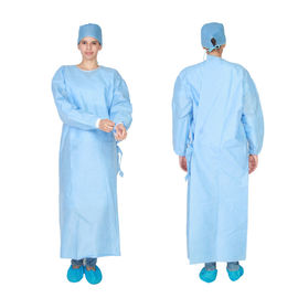 China Protective SMS Surgical Gown Disposable Medical Supply Isolation Gown supplier