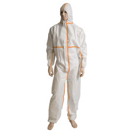 China Microporous Type4/5/6 Safety ProtectiveDisposable Coverall Suit Chemical Working Coverall supplier