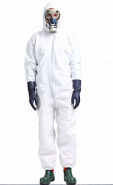 China Miroporous Fabric Chemical Resistant Coveralls Disposable Waterproof supplier