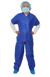 China Patient Disposable Scrub Suits Eco Friendly For Medical Safety Protective supplier