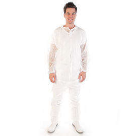 China Medical Protective Disposable Paint Suit Breathable With Shirt Collar supplier