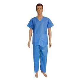 China Hospital Disposable Medical Workwear Nonwoven Scrub Suit Water Resistant supplier
