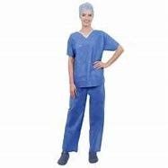 China Anti Pull Disposable Medical Scrubs / Hospital Surgical Scrubs Good Tensile Strength supplier