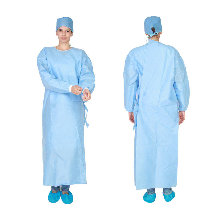Succper Adult Disposable Gowns Protective Gowns Non-sterile Examination Gowns Disposable Isolation Suit